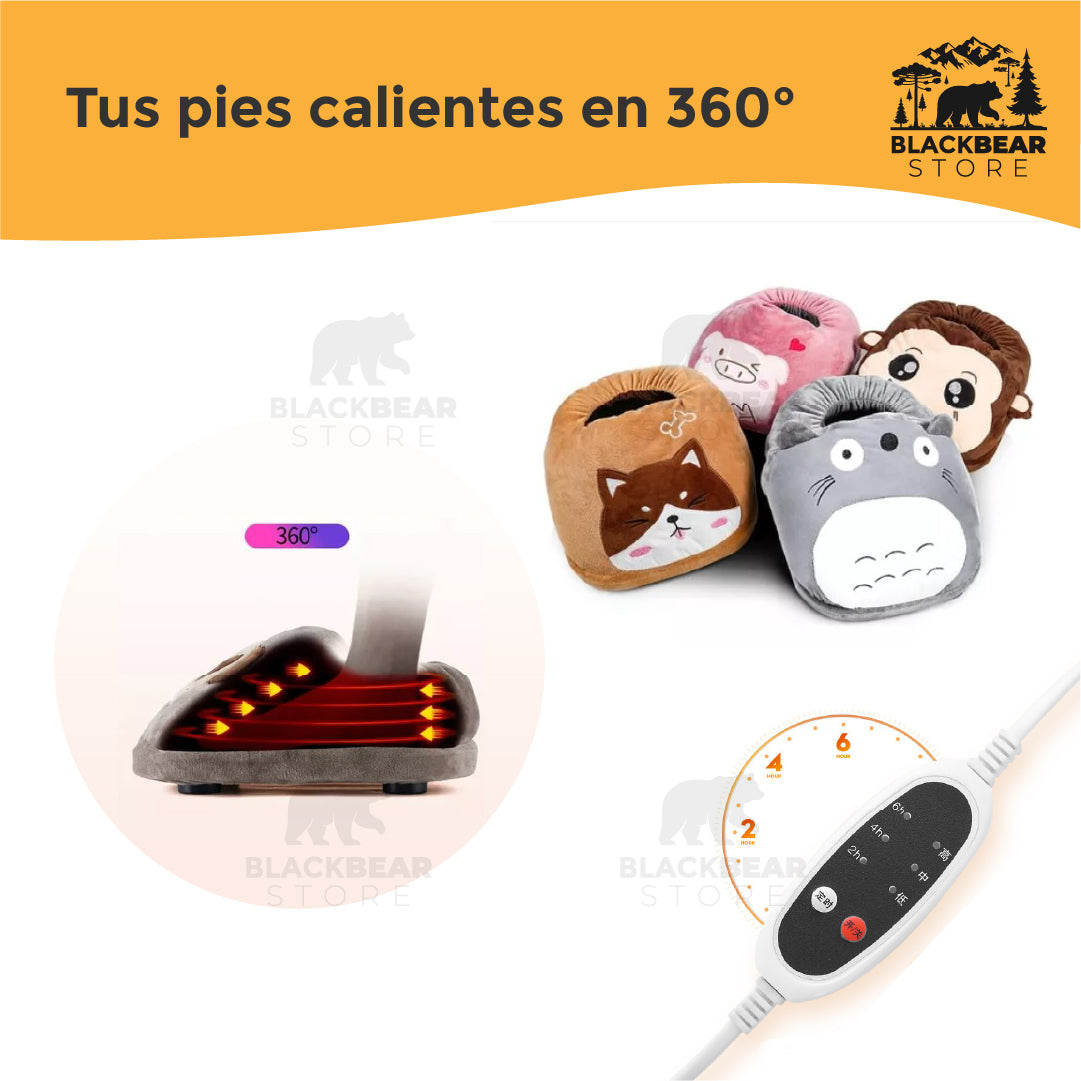 Bota calienta pies - Calefactor eléctrico