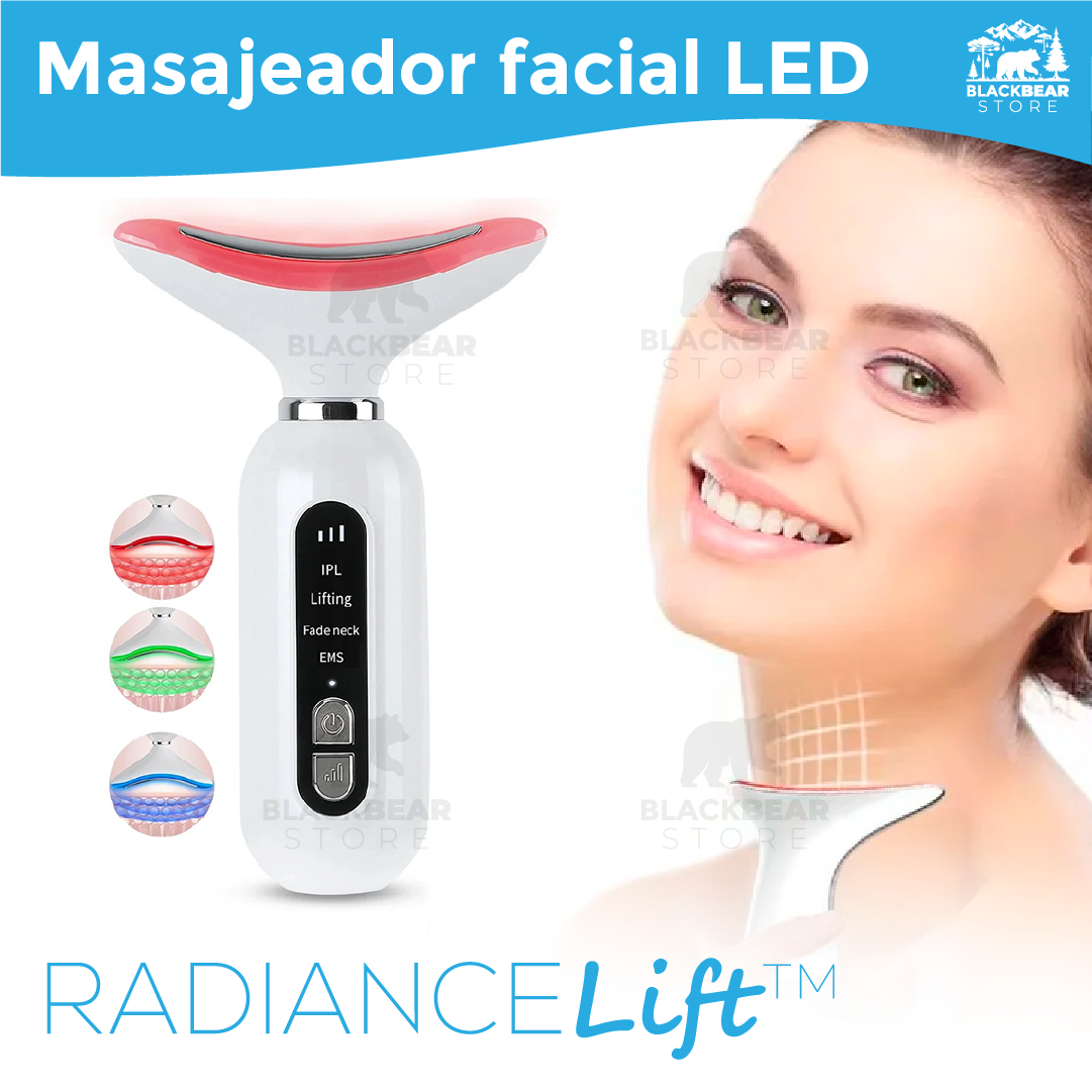 Masajeador facial con LED - RadianceLift™