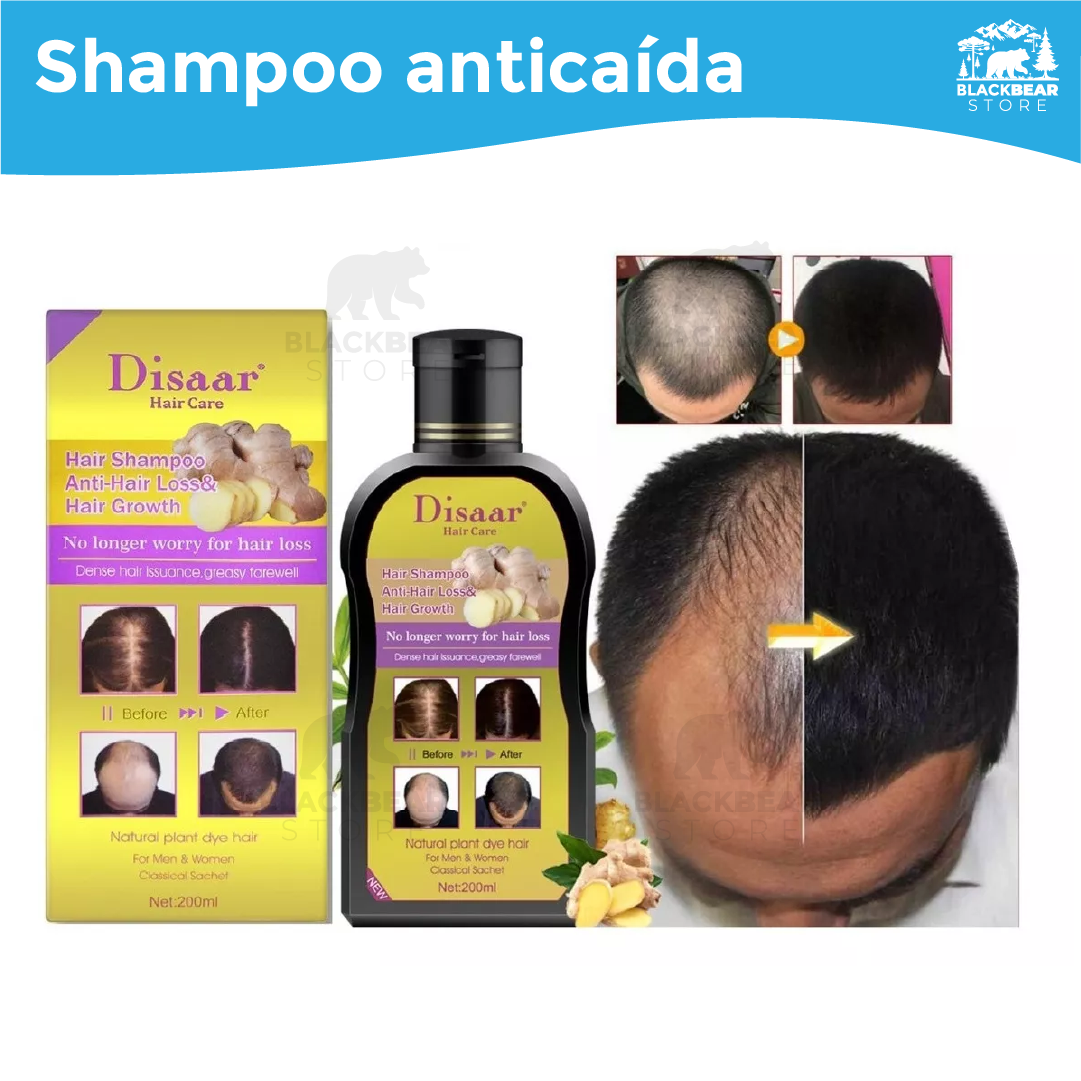Shampoo Anticaida Jengibre 200 ml - Disaar™