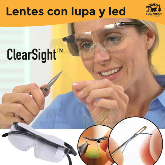 Lentes con lupa y luz LED - ClearSight™