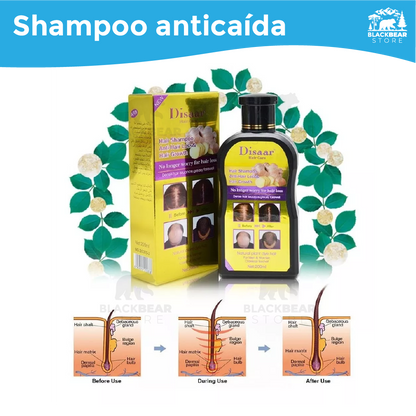 Shampoo Anticaida Jengibre 200 ml - Disaar™