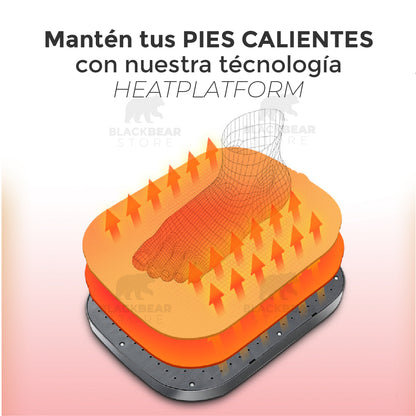 Bota calienta pies - Calefactor eléctrico