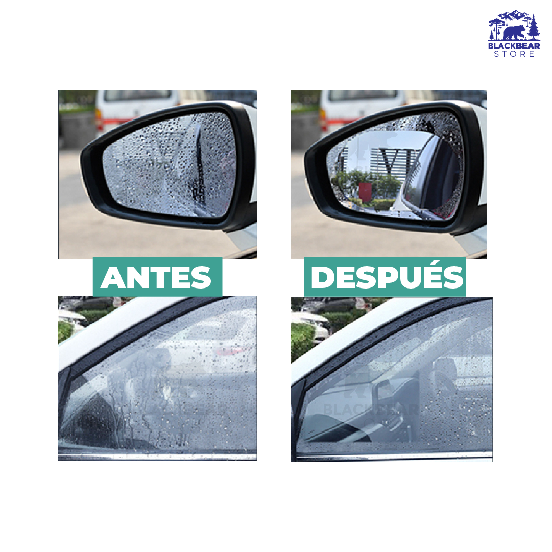 PACK Laminas antiempañantes espejo auto