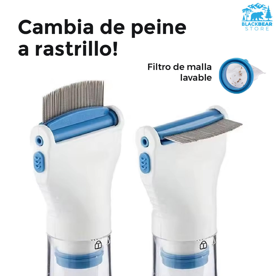 Cepillo aspirador saca Piojos & Liendres - LiceZap™