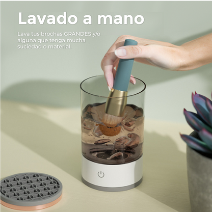 Limpiador Brochas Maquillaje Eléctrico - GlamClean™