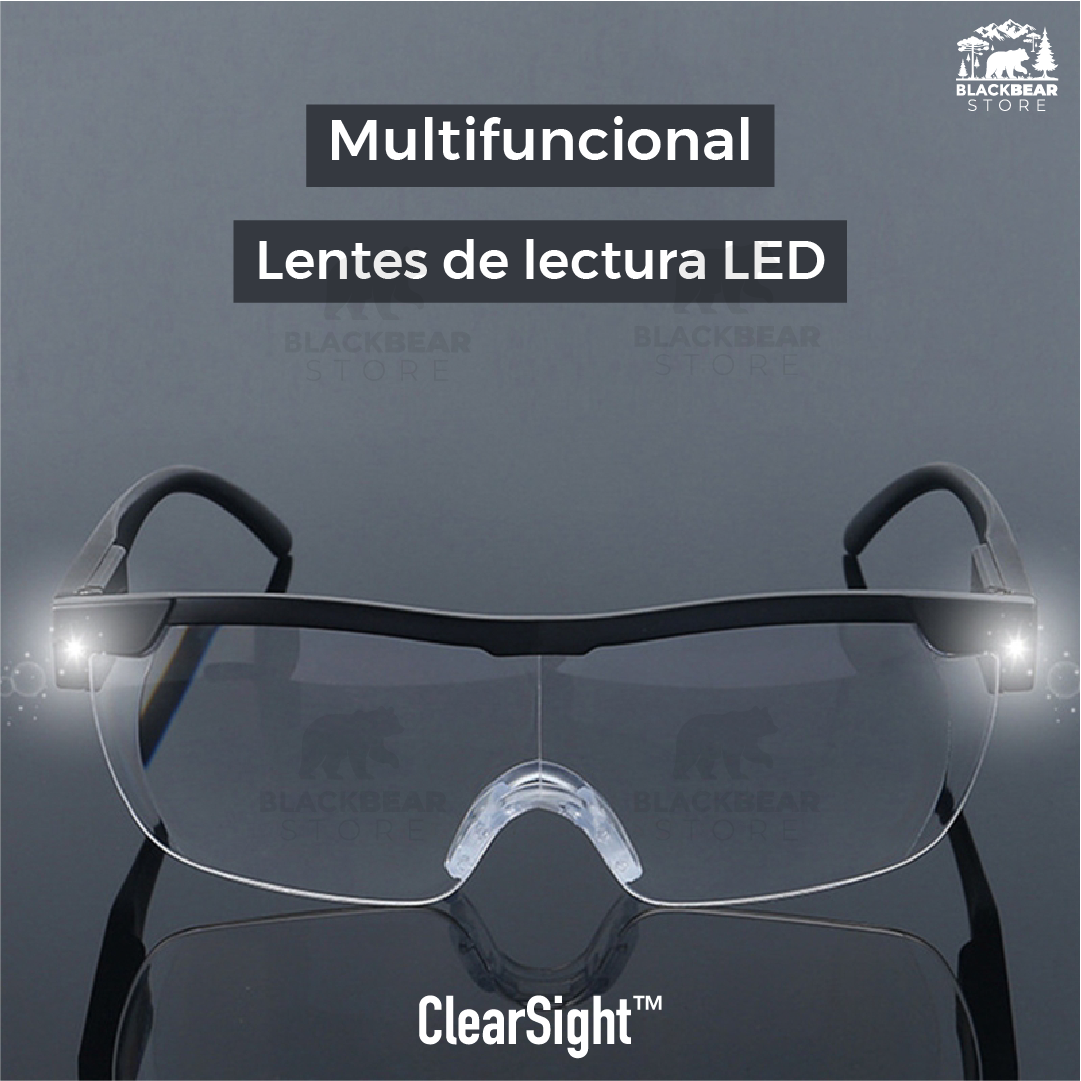 Lentes con lupa y luz LED - ClearSight™