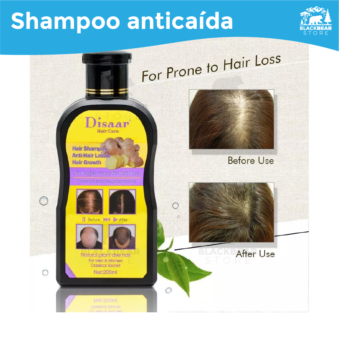 Shampoo Anticaida Jengibre 200 ml - Disaar™