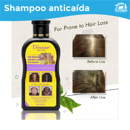 Shampoo Anticaida Jengibre 200 ml - Disaar™