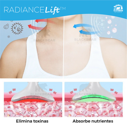 Masajeador facial con LED - RadianceLift™